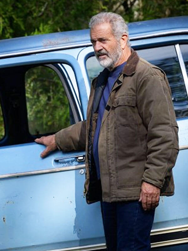Mel Gibson Hunting Season S 01 Brown Cotton Jacket
