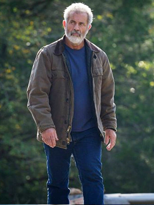 Mel Gibson Hunting Season S 01 Brown Cotton Jacket