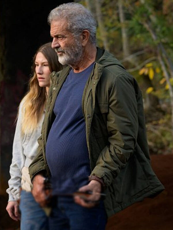 Mel Gibson Hunting Season S 01 Green Cotton Jacket