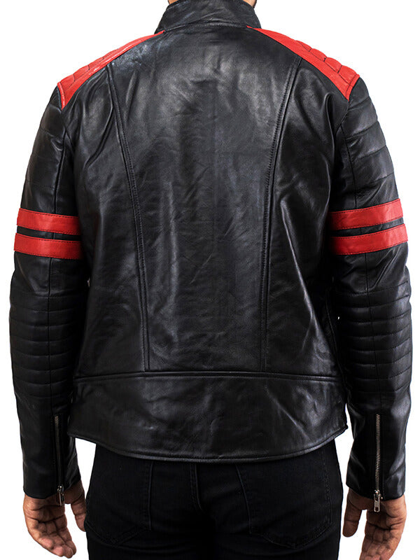 Mens Cafe Racer Leather Jacket 