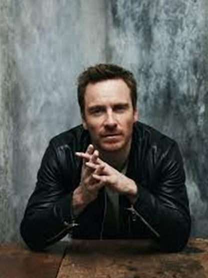 Michael Fassbender Green Leather Jacket