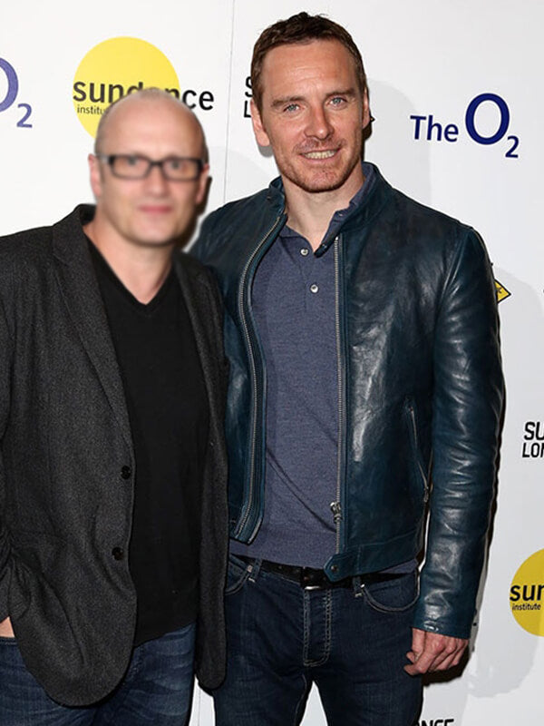 Michael Fassbender Green Leather Jacket