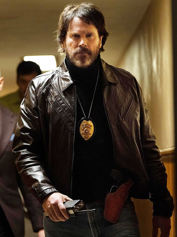 Michael Grabble Dead Mens Wire Brown Leather Jacket