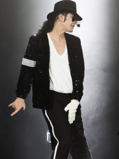 Michael Jackson 30th Anniversary Black Sequin Jacket