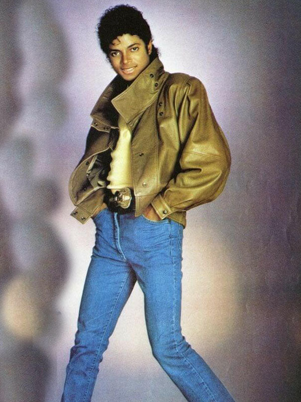 Michael Jackson Billie Jean Brown Leather Jacket