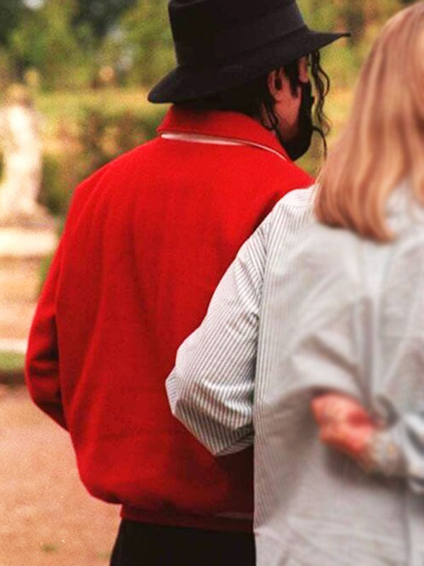 Michael Jackson Spain Spotting Red Varsity Jacket