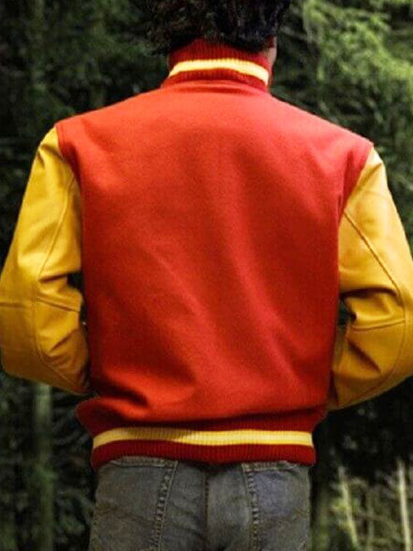 Michael Jackson Thriller Red Varsity Jacket