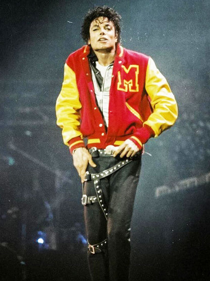 Michael Jackson Thriller Red Varsity Jacket