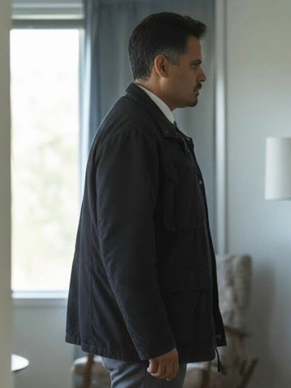 Michael Pena All Her Fault Season 01 Black Field Jacket