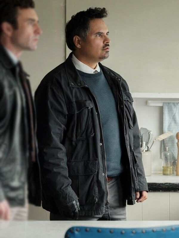 Michael Pena All Her Fault Season 01 Black Field Jacket