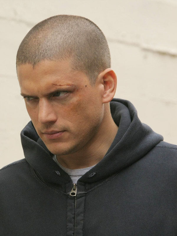 Michael Scofield Prison Break Season 02 Grey Track Hoodie