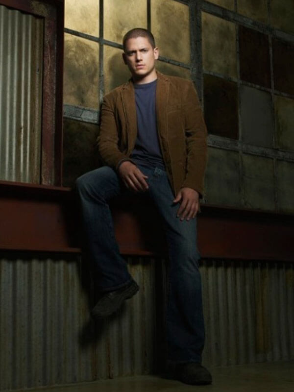 Michael Scofield Prison Break Season 04 Brown Corduroy Jacket
