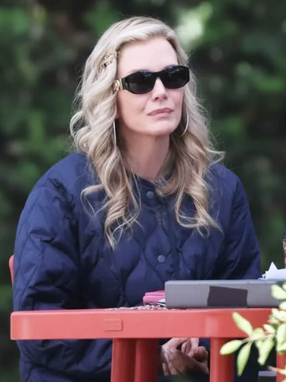 Michelle Pfeiffer Margo's Got Money Trouble Season 01 Black Quilted Jacket