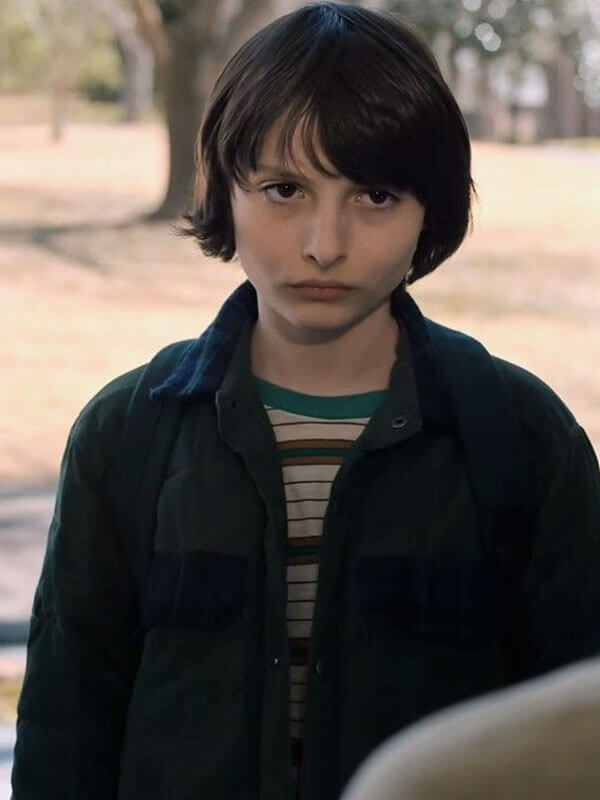 Mike Wheeler Stranger Things Season 01 Green Quilted Jacket