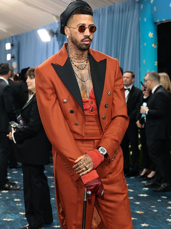 Miles Chamley Watson Met Gala 2026 Red Tailcoat