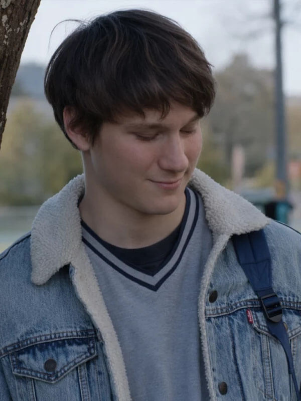Miles Elle Season 01 Grey Shearling Jacket