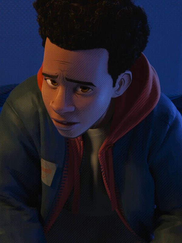 Miles Morales Spiderman Into The Spiderverse Green Bomber Jacket