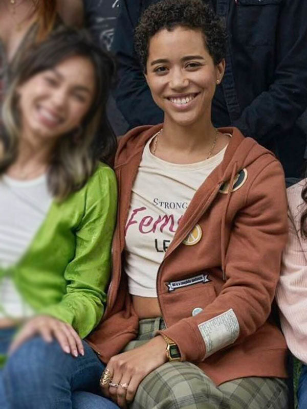 Mindy Scream 6 Brown Wool Jacket