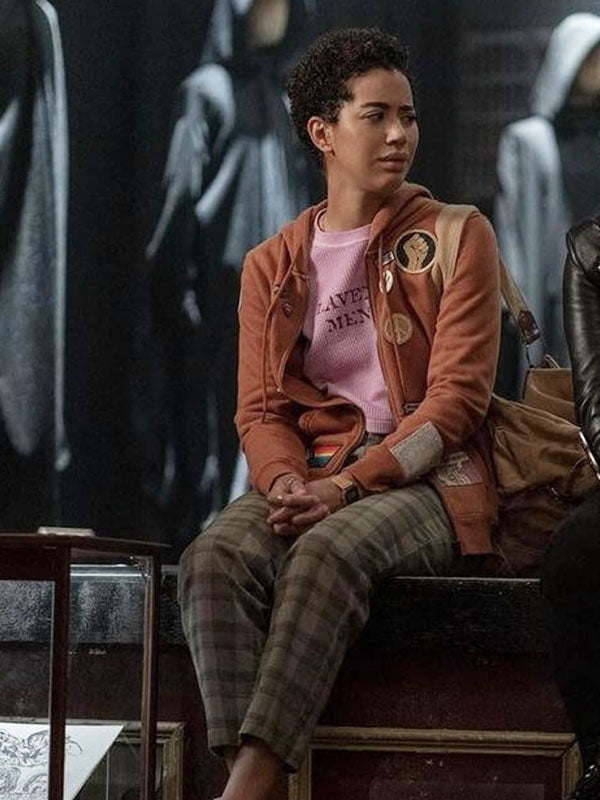 Mindy Scream 6 Brown Wool Jacket