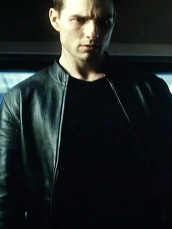 Minority Report Black Leather Jacket