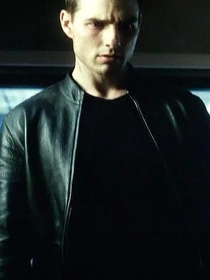 Minority Report Black Leather Jacket