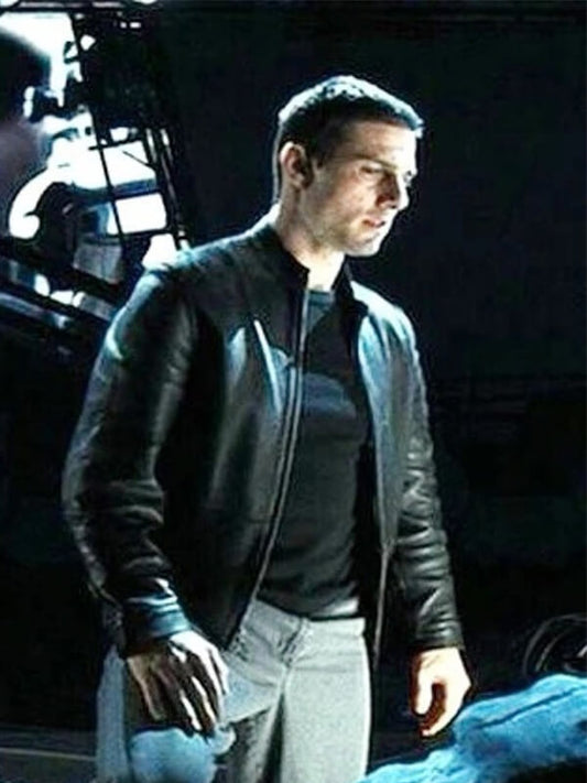 Minority Report Black Leather Jacket