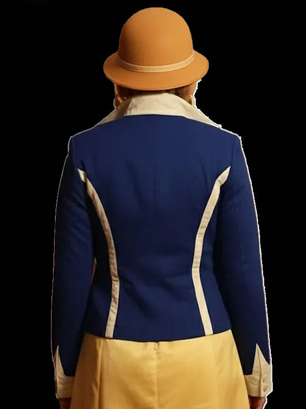 Miss Valentine One Piece Season 02 Blue Fleece Jacket