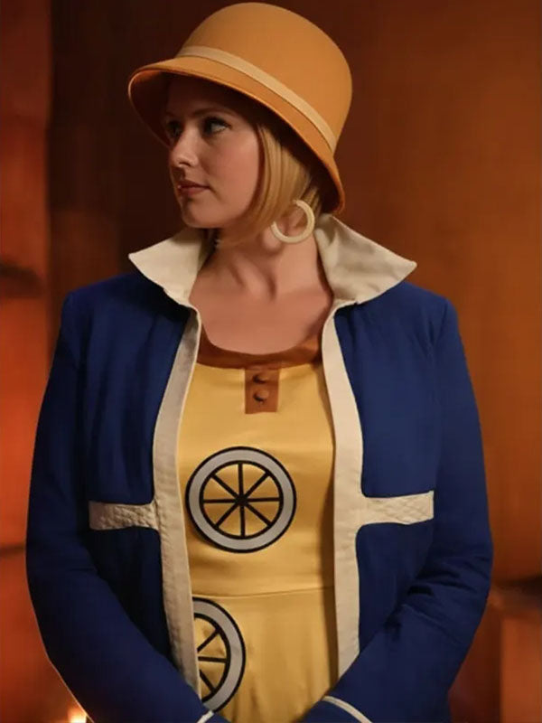 Miss Valentine One Piece Season 02 Blue Fleece Jacket