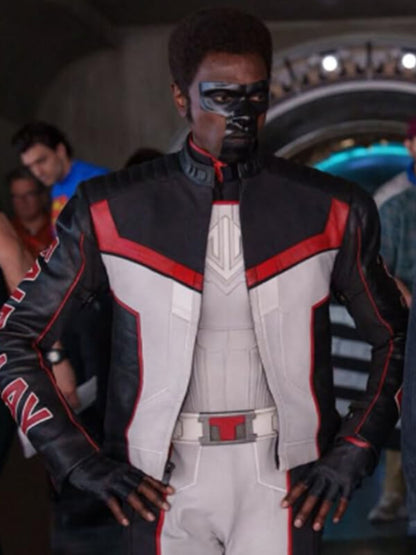 Mister Terrific Superman 2025 Leather Jacket