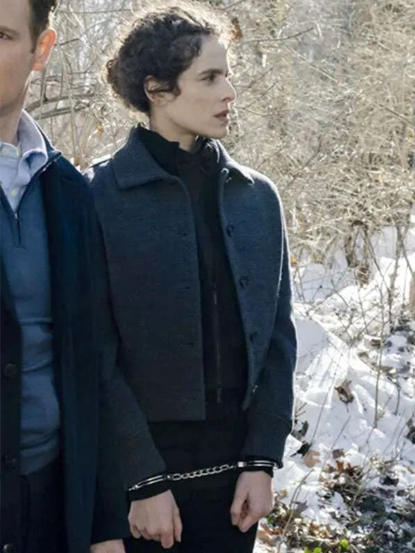 Mona Azar CIA Season 01 Grey Wool Jacket