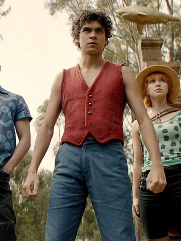 Monkey D Luffy One Piece Live Season 01 Red Cotton Vest 