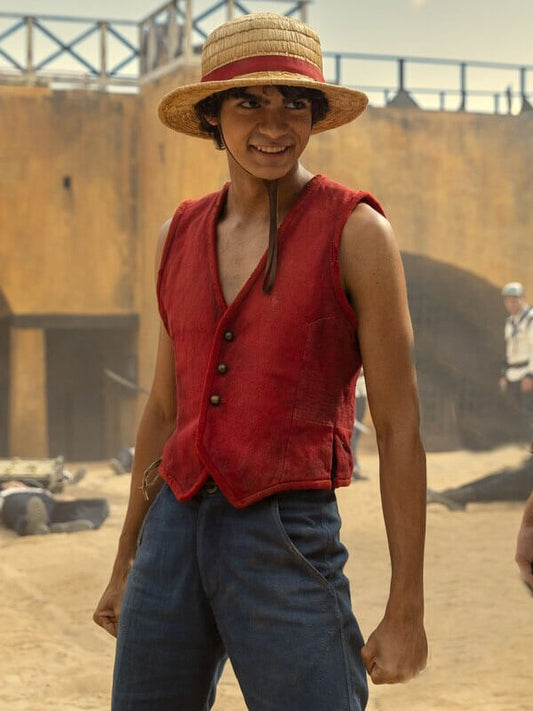 Monkey D Luffy One Piece Live Season 01 Red Cotton Vest