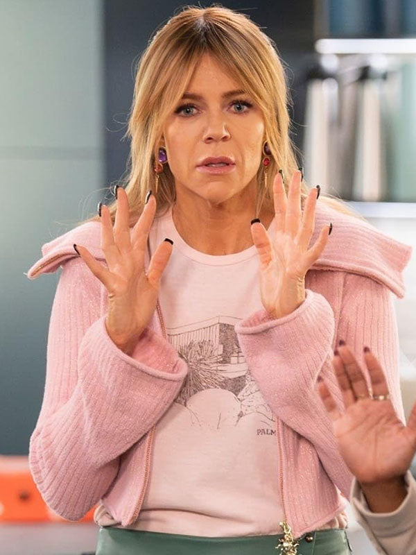 Morgan Gillory High Potential Pink Jacket.