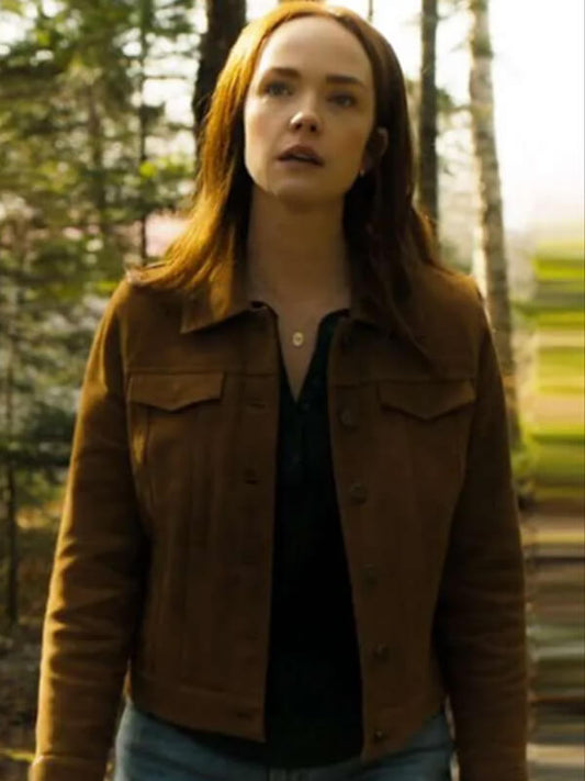 Morgan Kohan Sullivan’s Crossing S02 Brown Leather Jacket