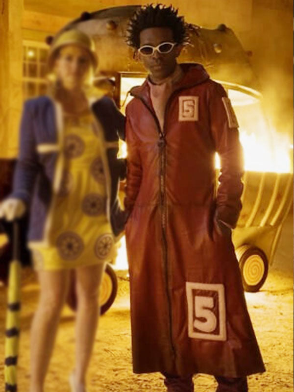 Mr.5 One Piece Season 02 Maroon Leather Coat