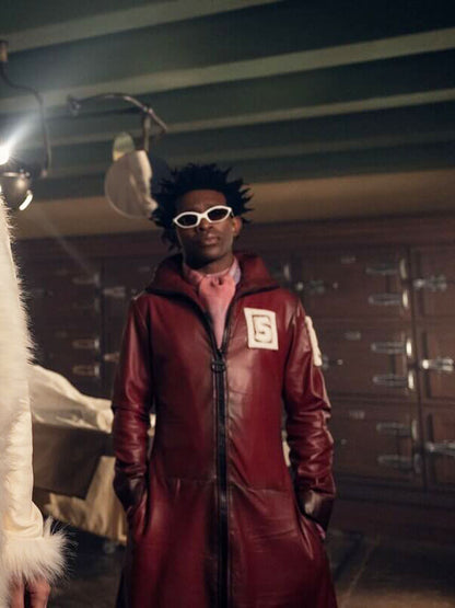 Mr.5 One Piece Season 02 Maroon Leather Coat