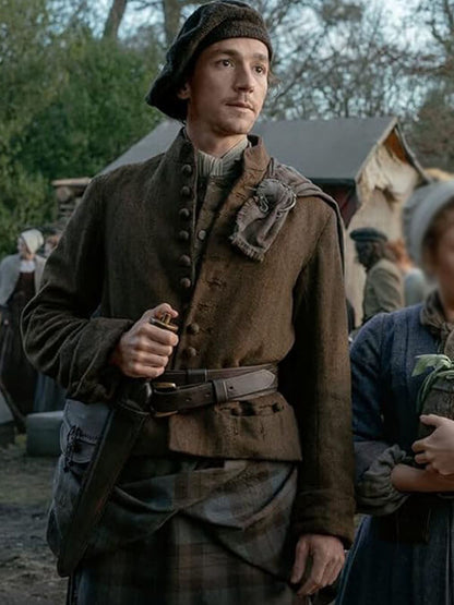 Murtagh Fitzgibbons Fraser Outlander Blood of my Blood Brown Jacket.