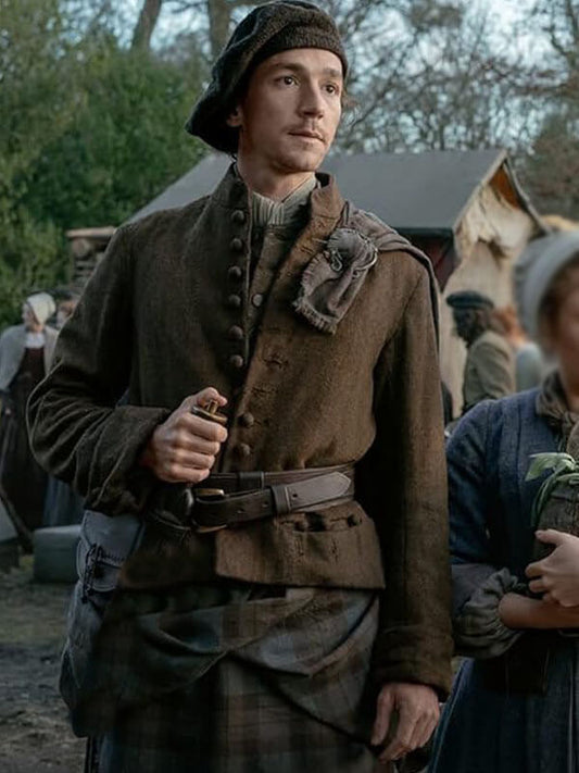 Murtagh Fitzgibbons Fraser Outlander Blood of my Blood Brown Jacket