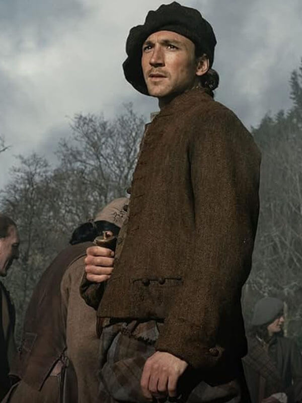 Murtagh Fitzgibbons Fraser Outlander Blood of my Blood Brown Jacket.