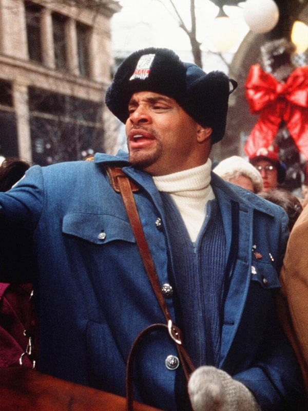 Myron Larabee Jingle All The Way Blue Long Coat