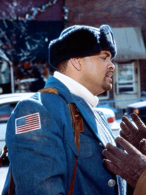 Myron Larabee Jingle All The Way Blue Long Coat