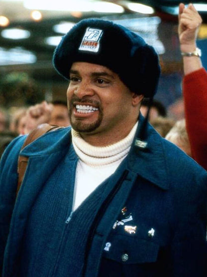 Myron Larabee Jingle All The Way Blue Long Coat