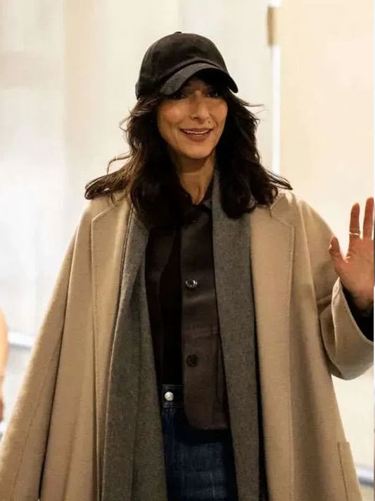 Nicki Reynard CIA Season 01 Beige Wool Coat