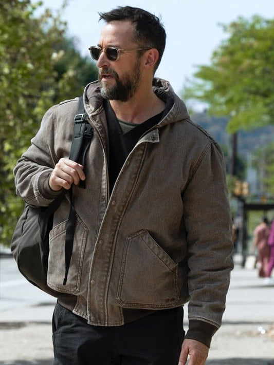 Noah Lyle The Pitt Season 02 Brown Bomber Jacket