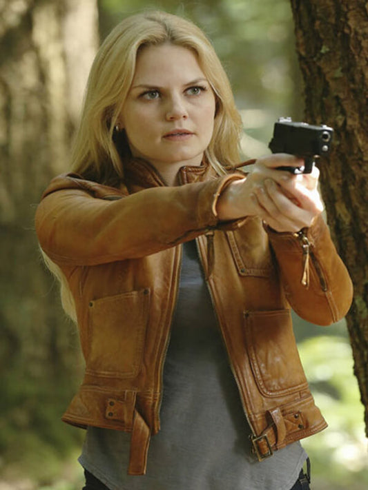 Once Upon A Time 2011 Jennifer Morrison Brown Leather
