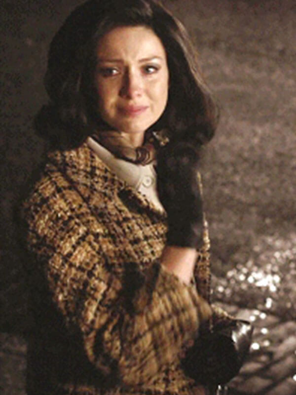 Outlander Claire Fraser Brown Tweed Coat