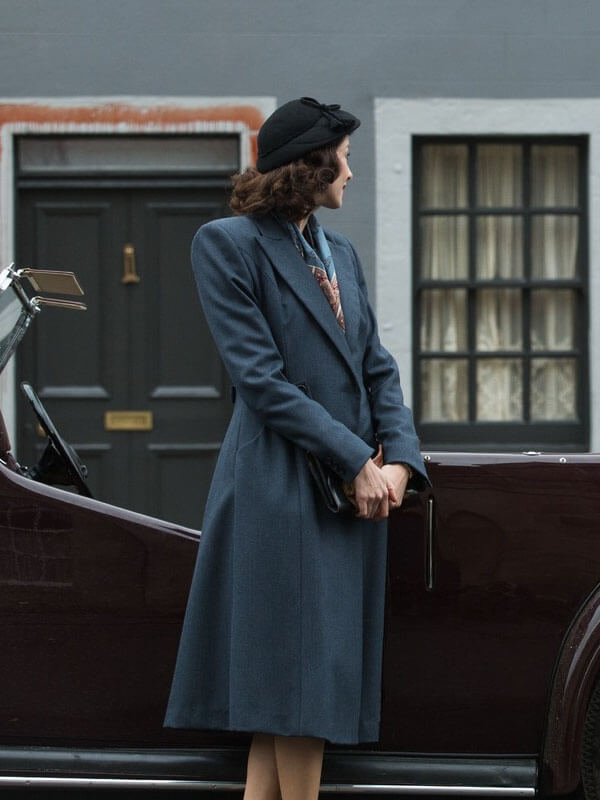 Outlander Claire Fraser Grey Wool Coat
