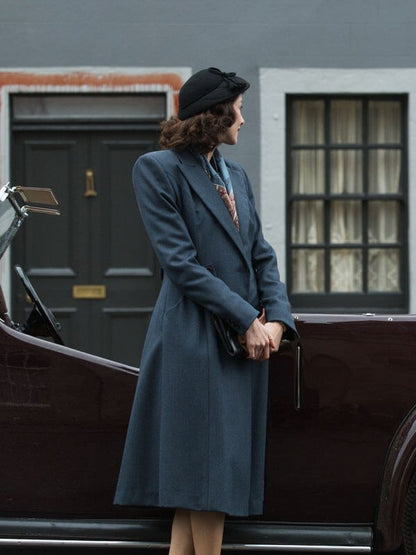 Outlander Claire Fraser Grey Wool Coat