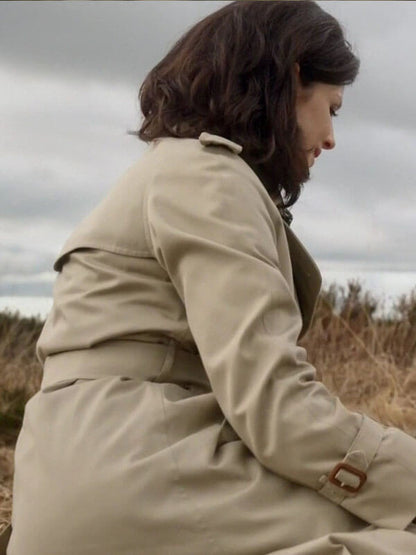 Outlander Claire Fraser White Wool Coat