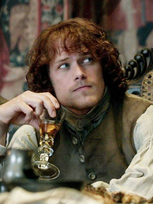 Outlander Jamie Fraser Brown Suede Vest.